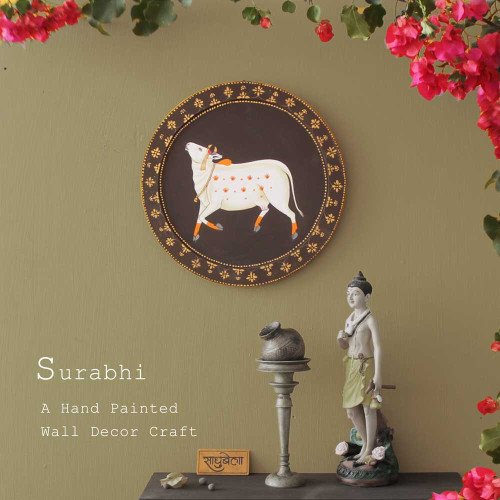 Surabhi- Pichwai Holy Cow Painting Wall Panel