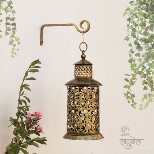 Tibetan Tower Lantern- Wall Decor T-Light Candle Holder