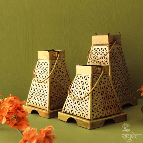 Lanterns of Maya Temple -Set of 3