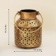 Milk Burni Lantern- Antique Golden T Light Candle Holder