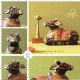 Nandi- Hand-Painted Wooden Craft Holy Bull