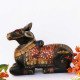 Nandi- Hand-Painted Wooden Craft Holy Bull