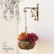 Wall Décor Flower Basket Unit - Small