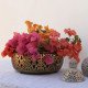 Wall Décor Flower Basket Unit - Large