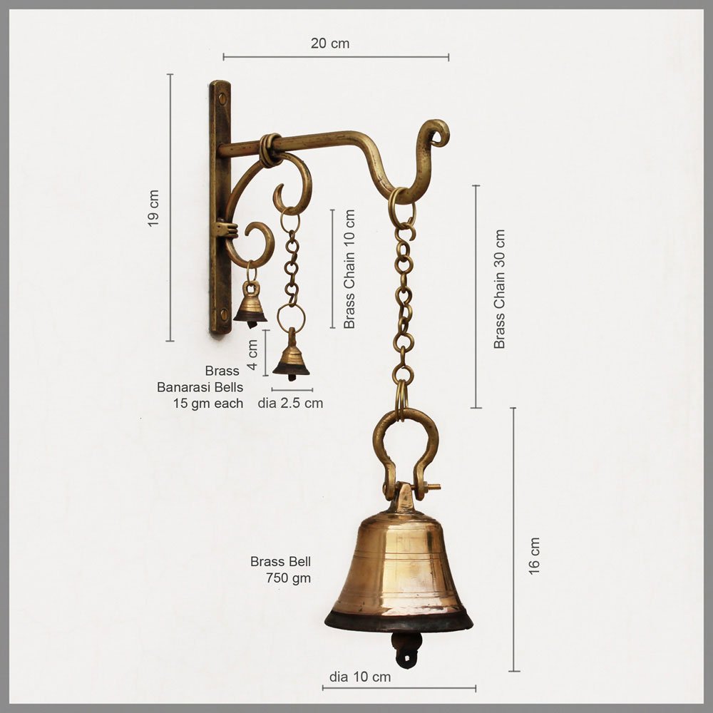Brass Hanging Wall Bell BB03 – PorthoMall